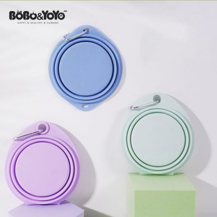 Outdoor Portable Collapsible Water Food Feeding Pet Bowl