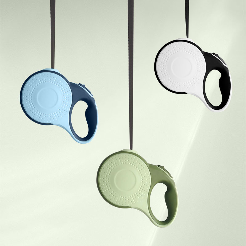 Fabrikanten Automatich Intrekbare Met Lamp 8 Meter slip logo Custom Usb Led Licht Hondenriem (1)